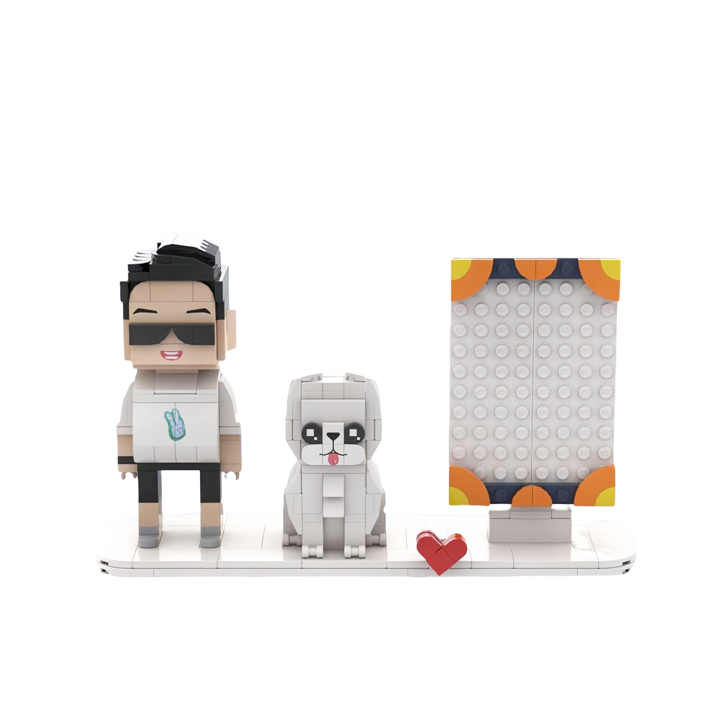 Custom Human & Pet BrickFig