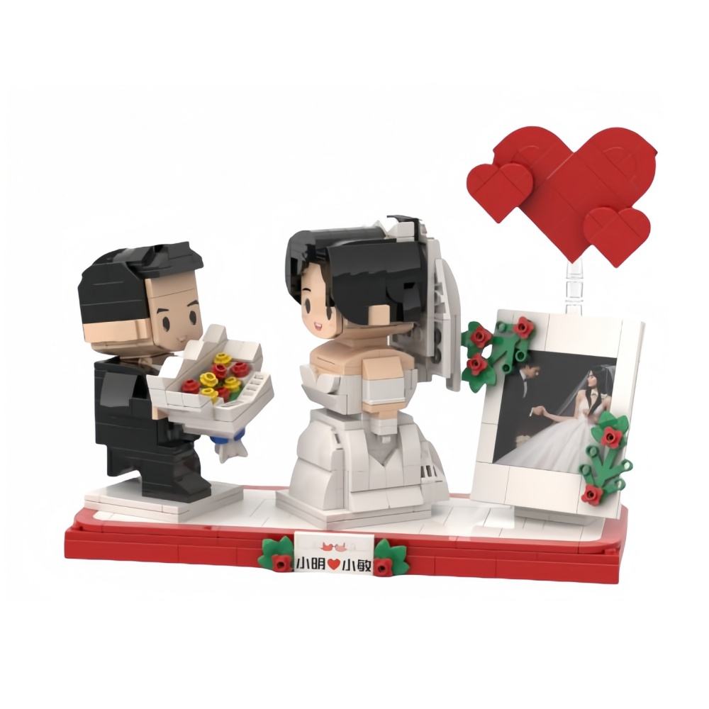 Custom Happy Anniversary BrickFig