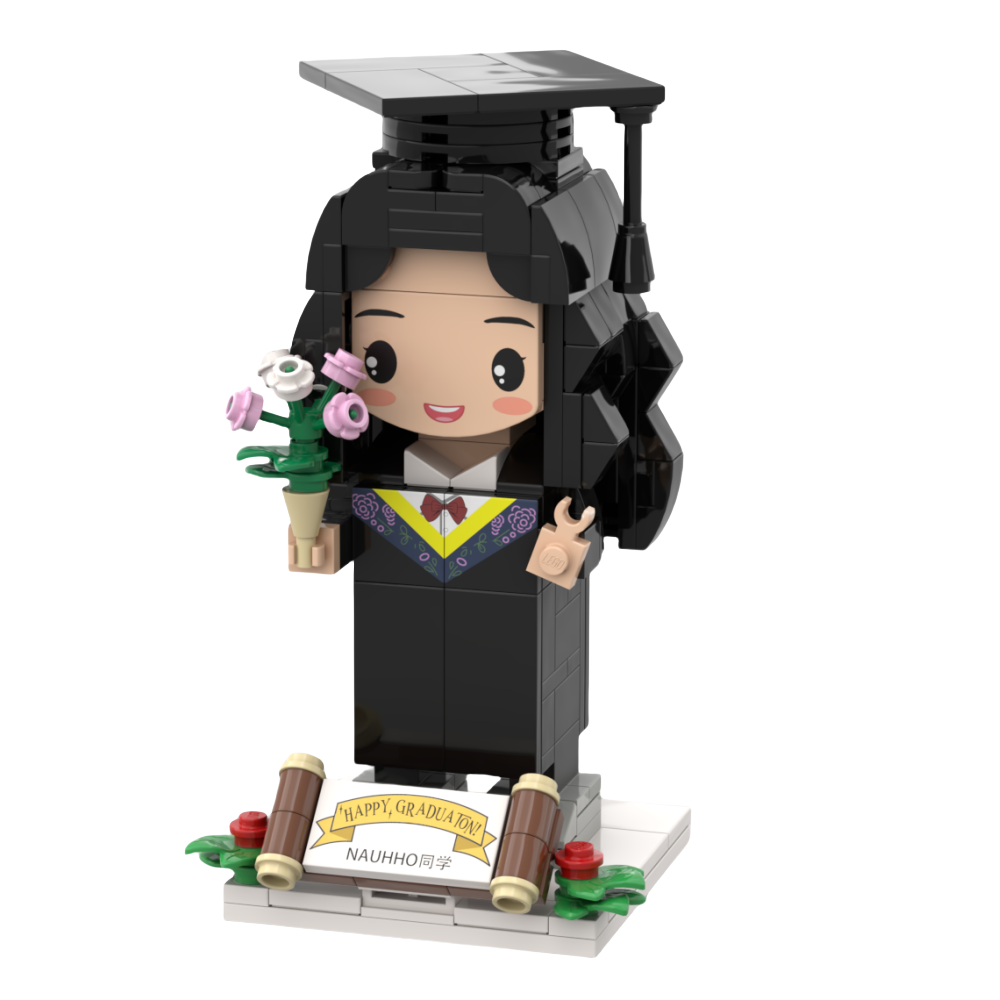 Custom Happy Graduation BrickFig