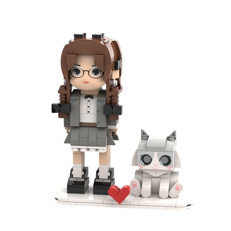Custom Human & Pet BrickFig