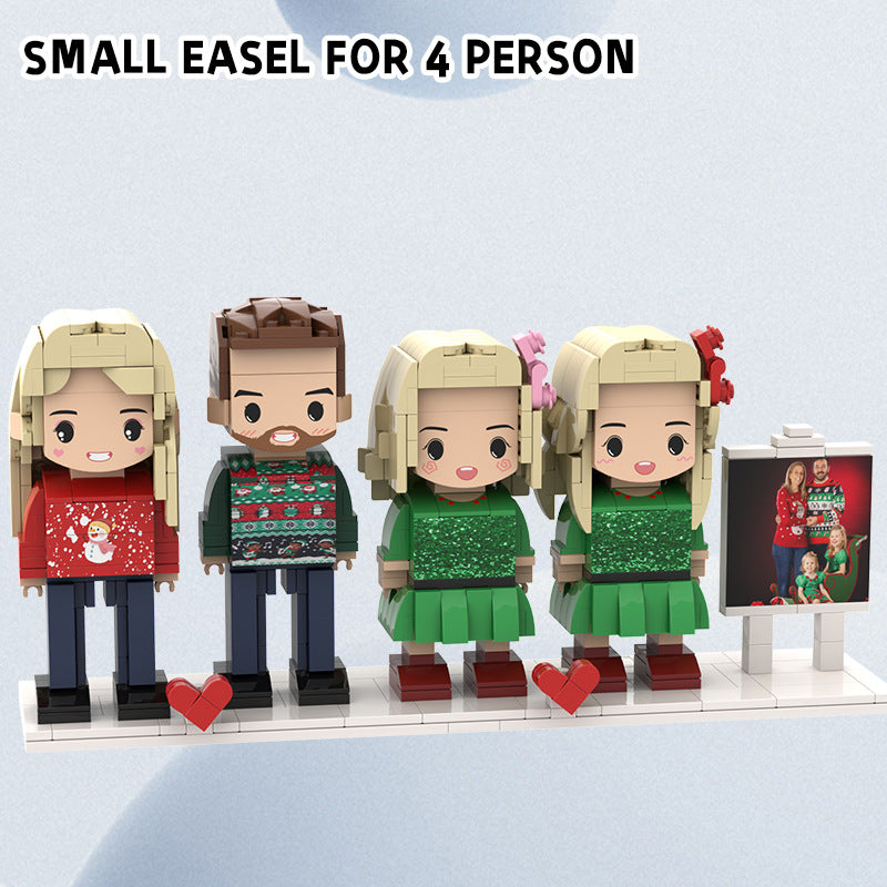 Custom Four Persons BrickFig
