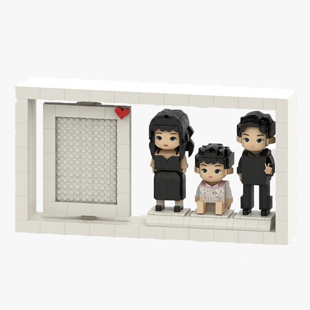 Custom Three Persons BrickFig